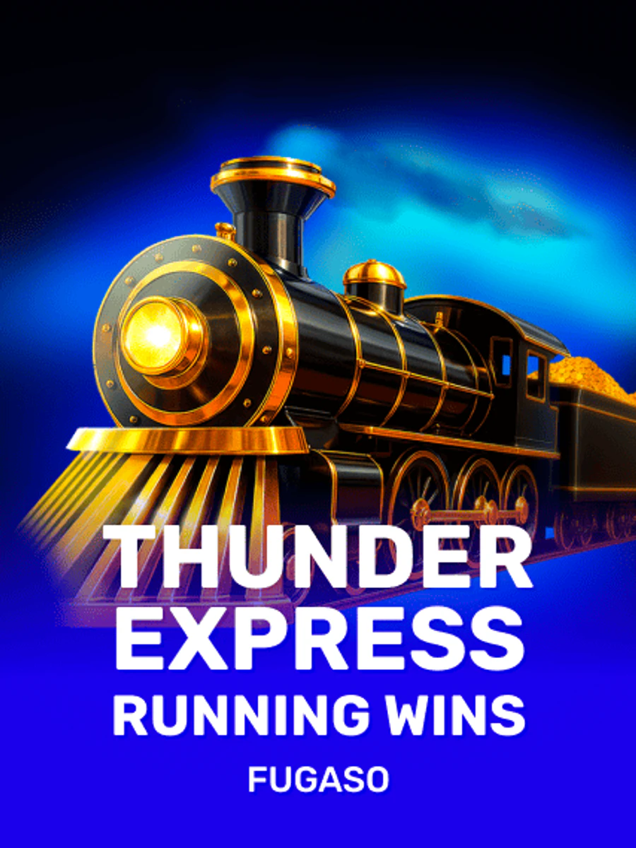 Thunder Express: RUNNING WINS slot artwork