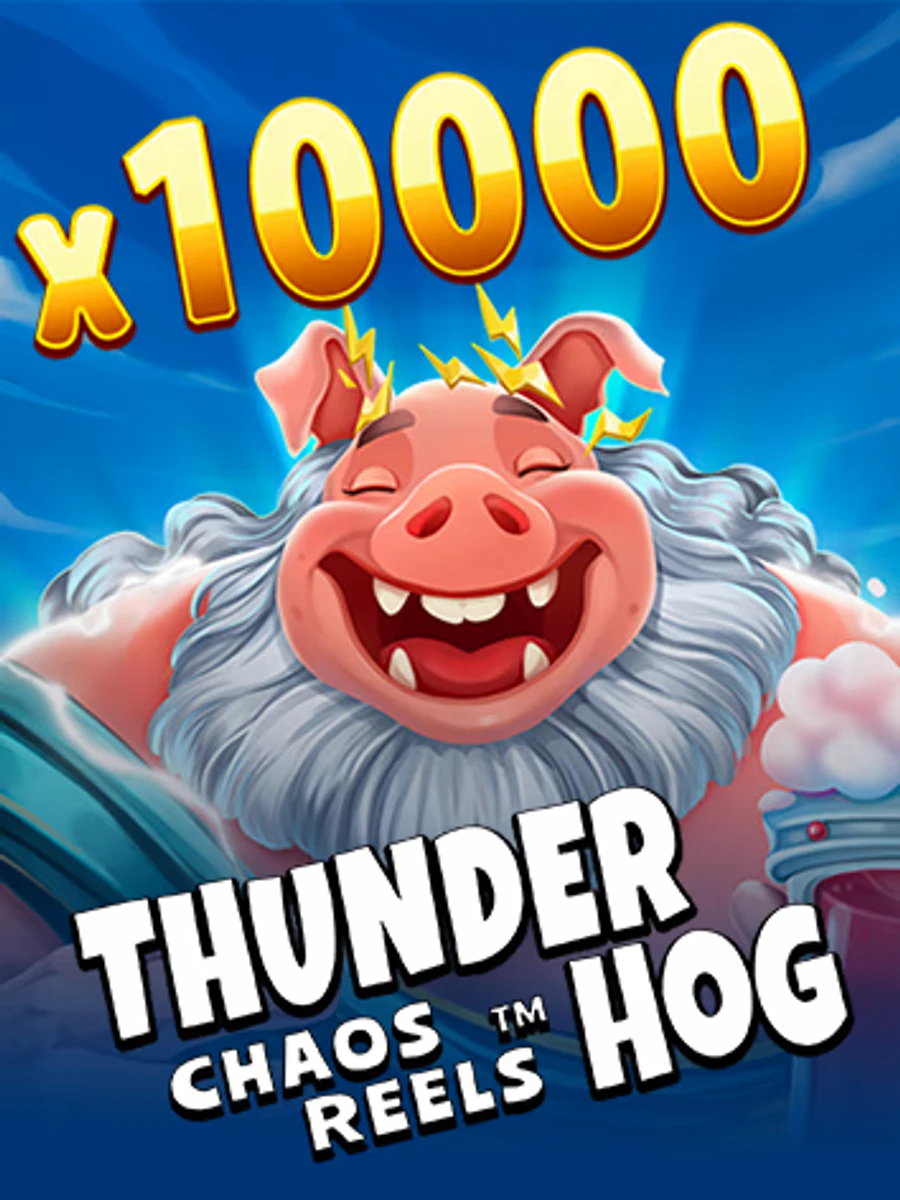 Thunder Hog Chaos Reels slot artwork