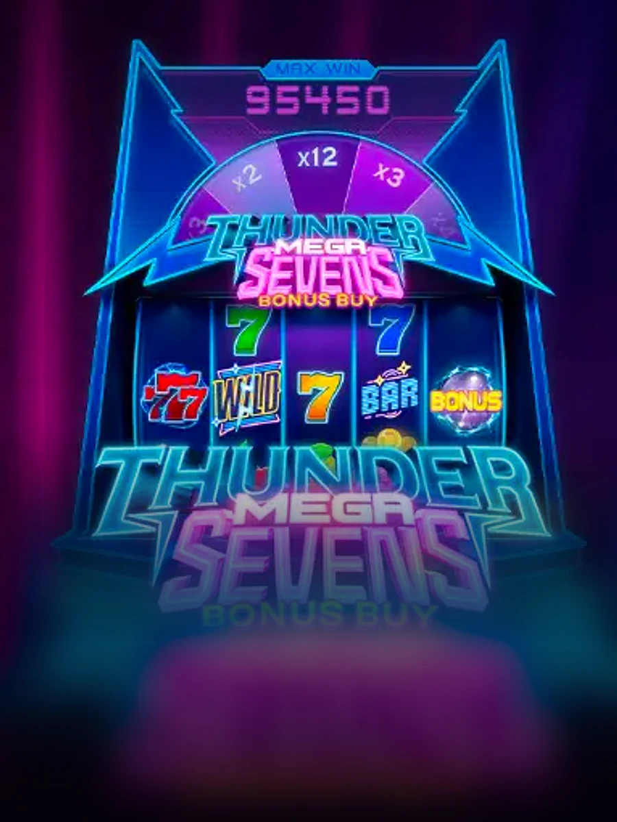 Thunder Mega Sevens Bonus Buy slot artwork
