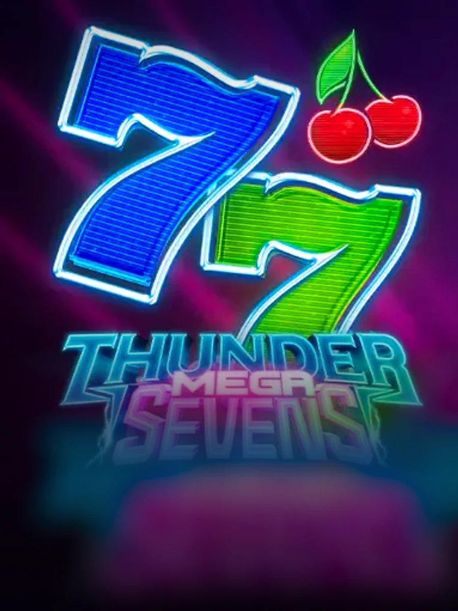 Thunder Mega Sevens slot artwork
