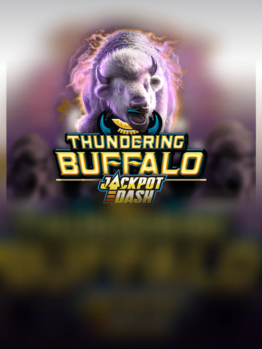 Thundering Buffalo: Jackpot Dash slot artwork
