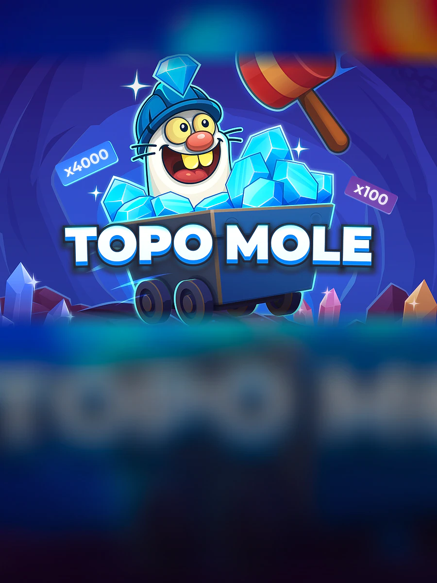 Topo Mole casino game artwork