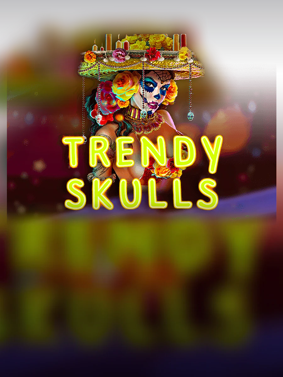 Trendy Skulls slot artwork