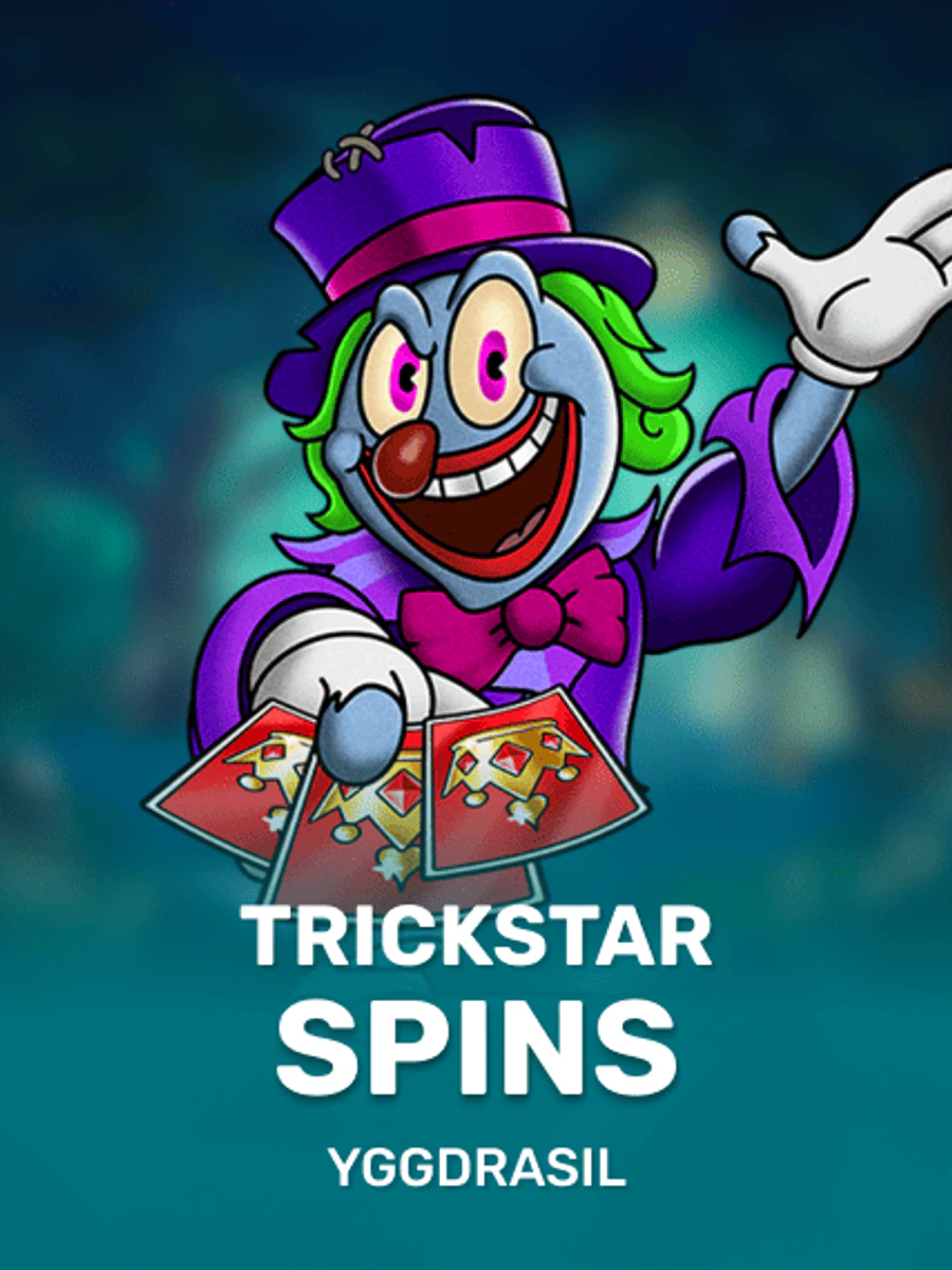 Trickstar Spins slot artwork