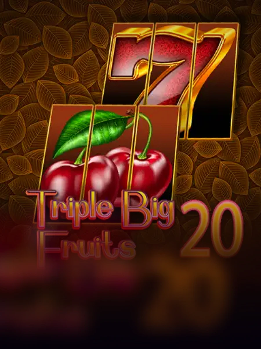 Triple Big Fruits 20 slot artwork