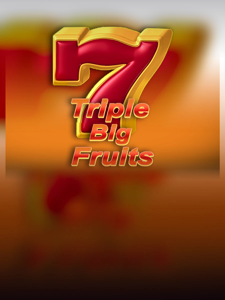 Triple Big Fruits slot artwork