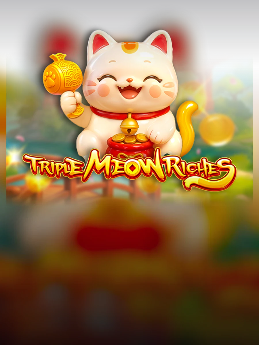 Triple Meow Riches slot artwork