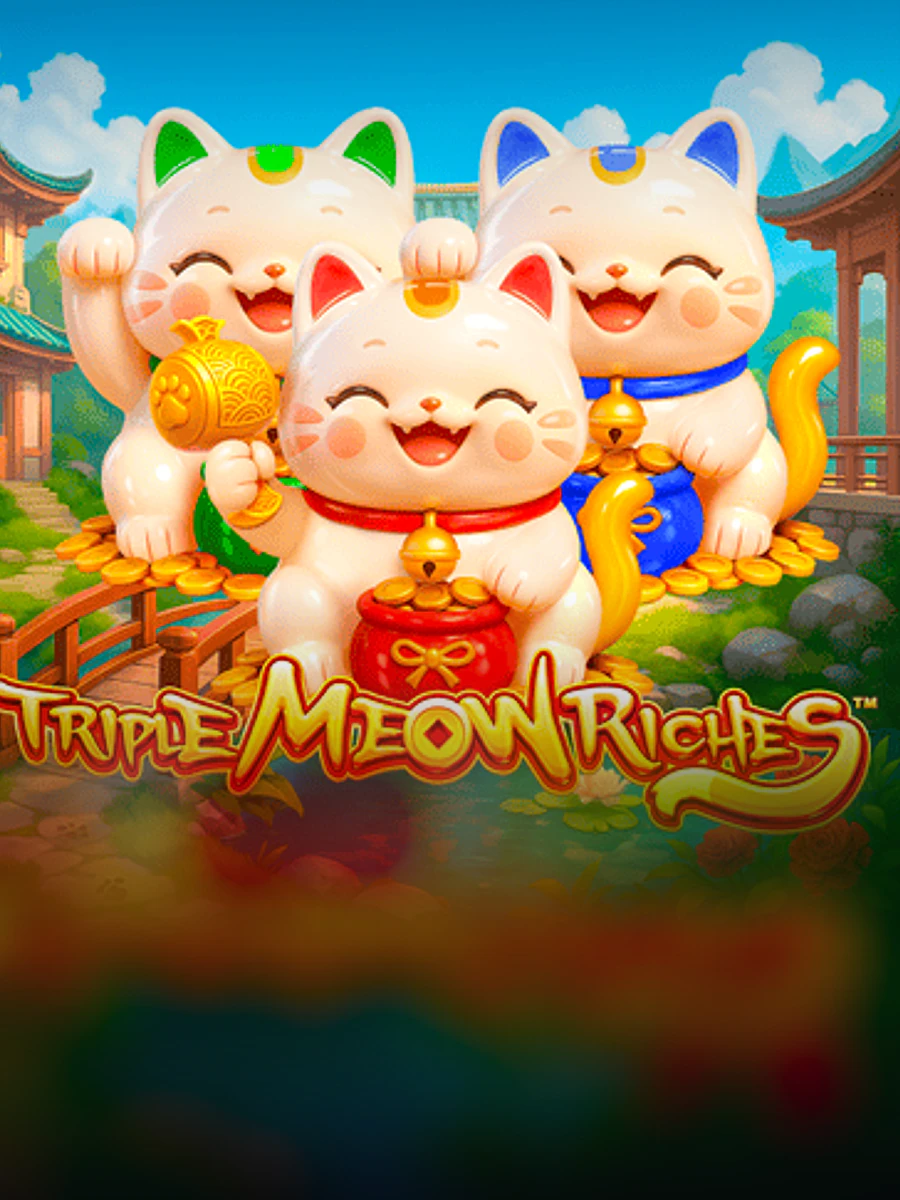 Triple Meow Riches slot artwork