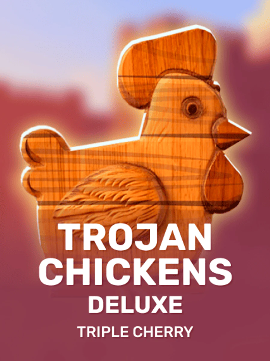 Trojan Chickens Deluxe slot artwork