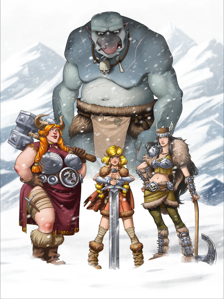 Troll Hunters slot artwork