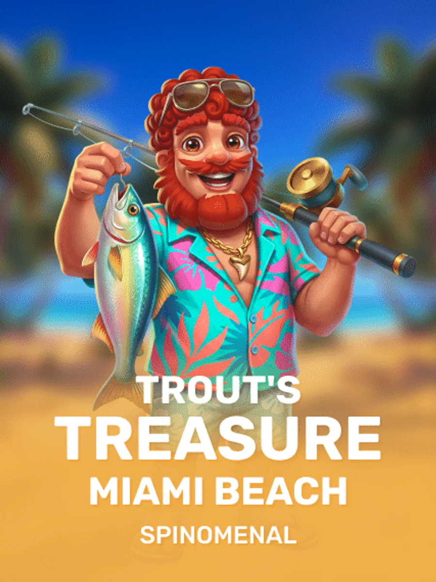 Trout's Treasure - Miami Beach slot artwork