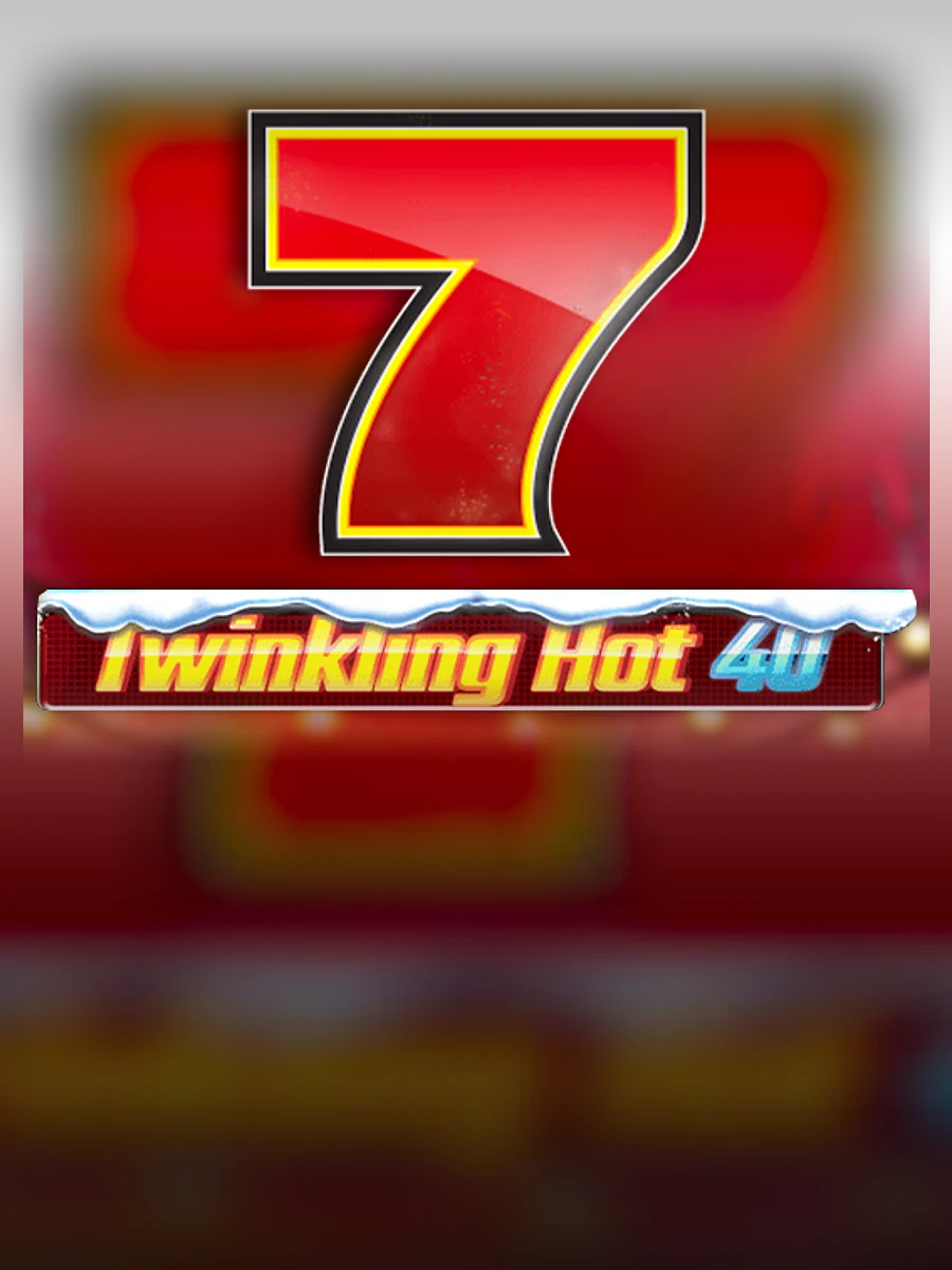 Twinkling Hot 40 Christmas casino game artwork