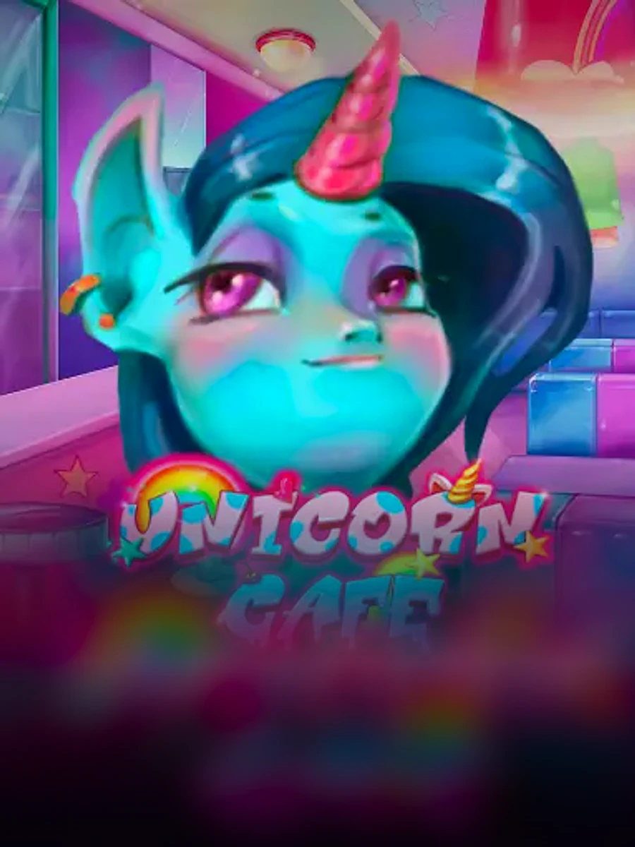 Unicorn Café slot artwork