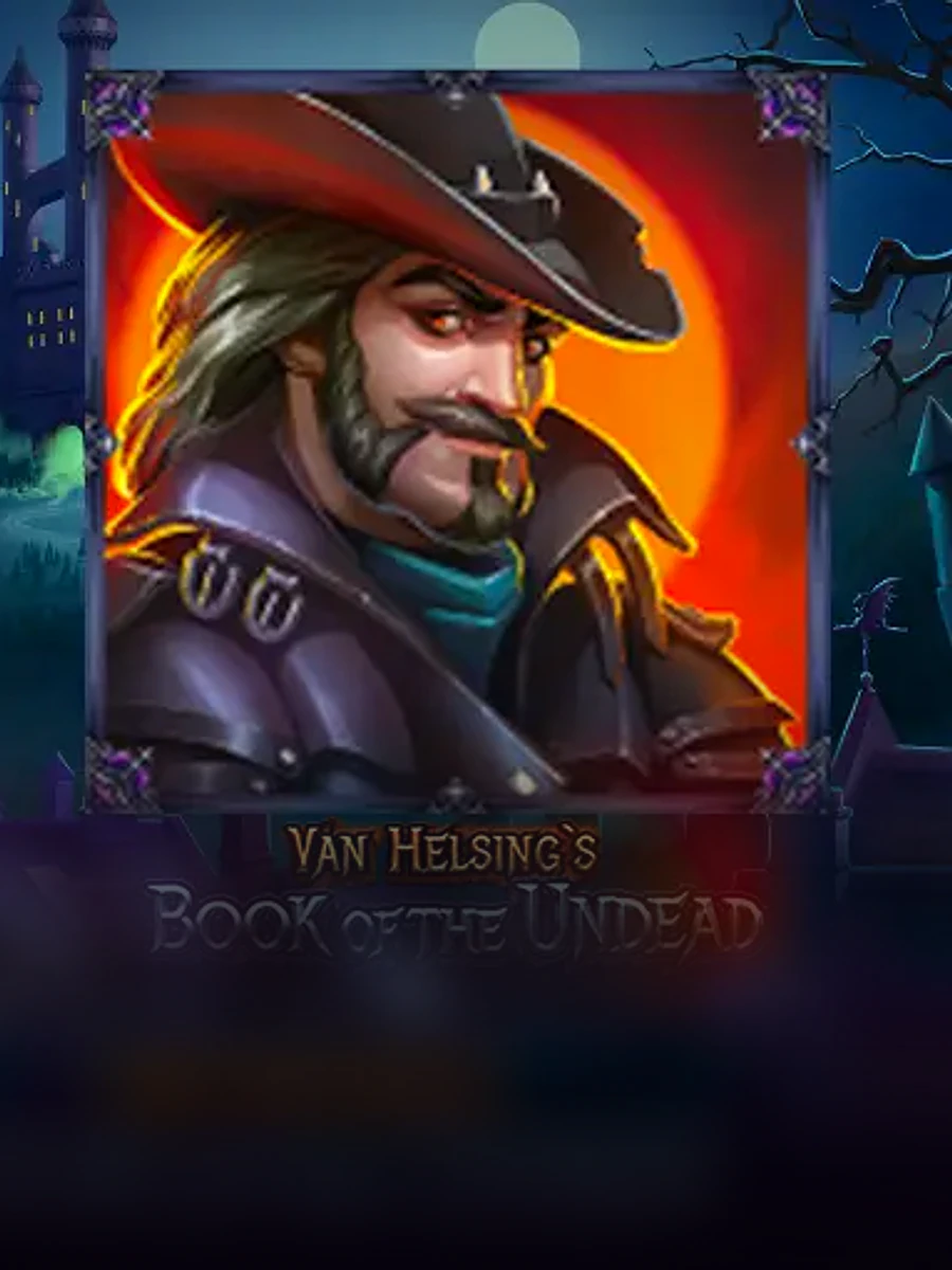 Van Helsing's Book of the Undead slot artwork