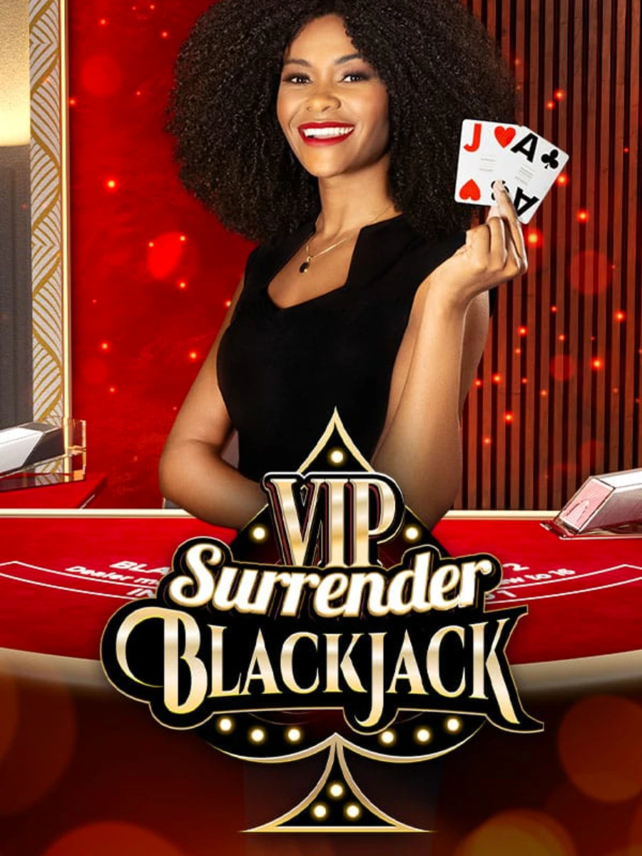 VIP Surrender Blackjack casino game artwork