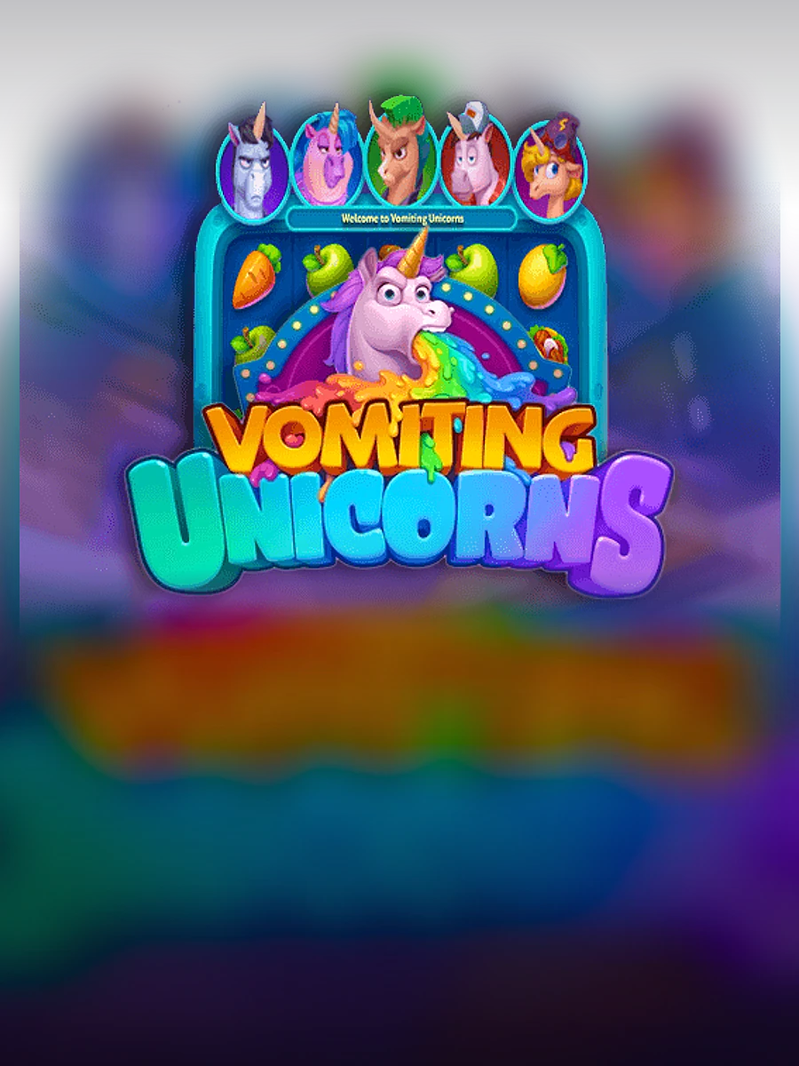 Vomiting Unicorns slot artwork