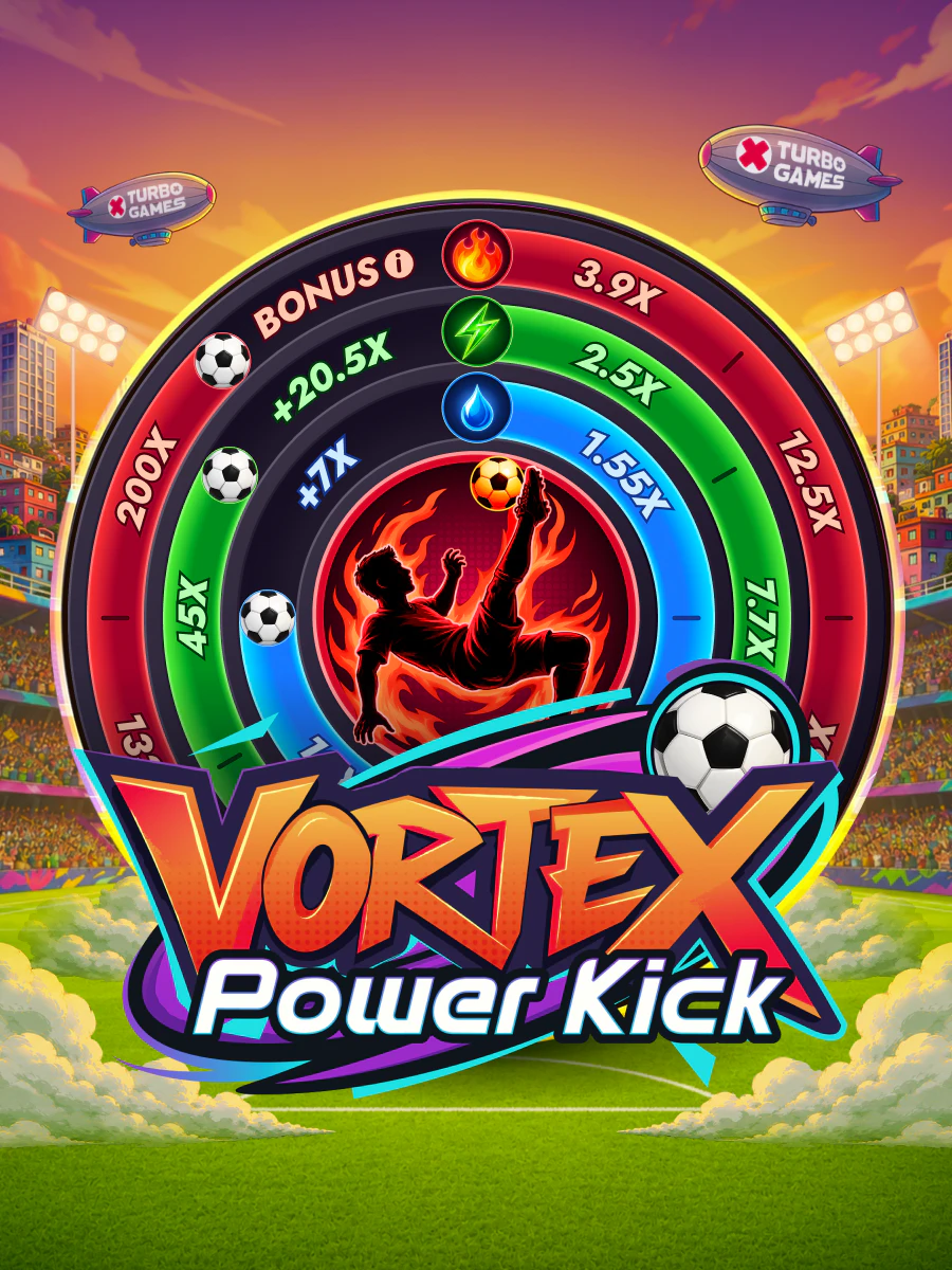 Vortex Power Kick crash game artwork