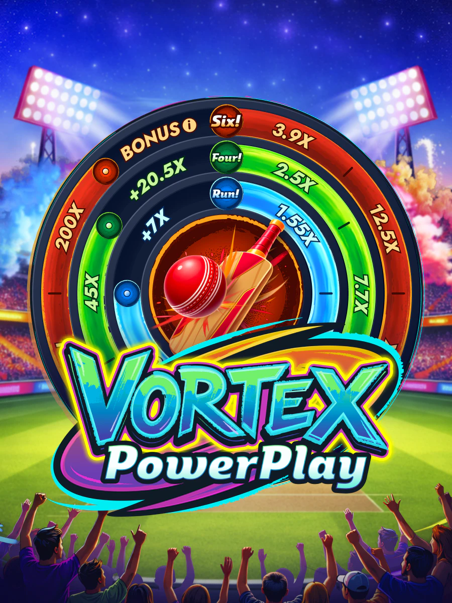 Vortex Powerplay crash game artwork