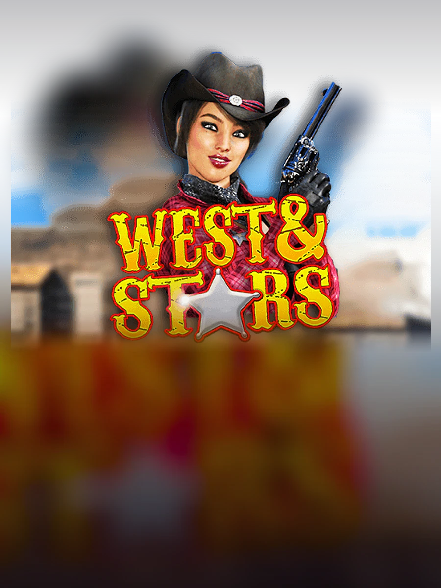 West & Stars slot artwork