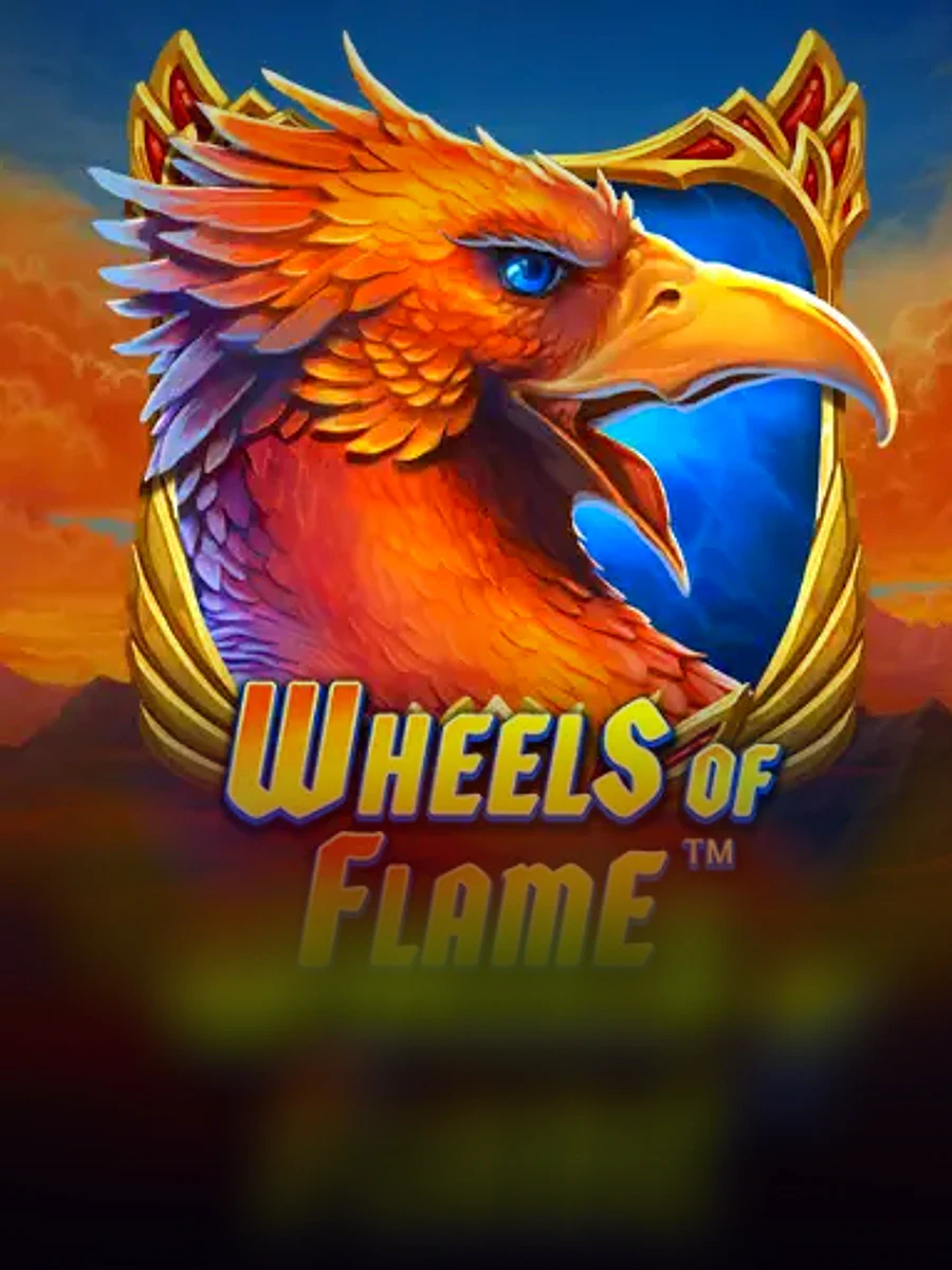 Wheels of Flame slot artwork