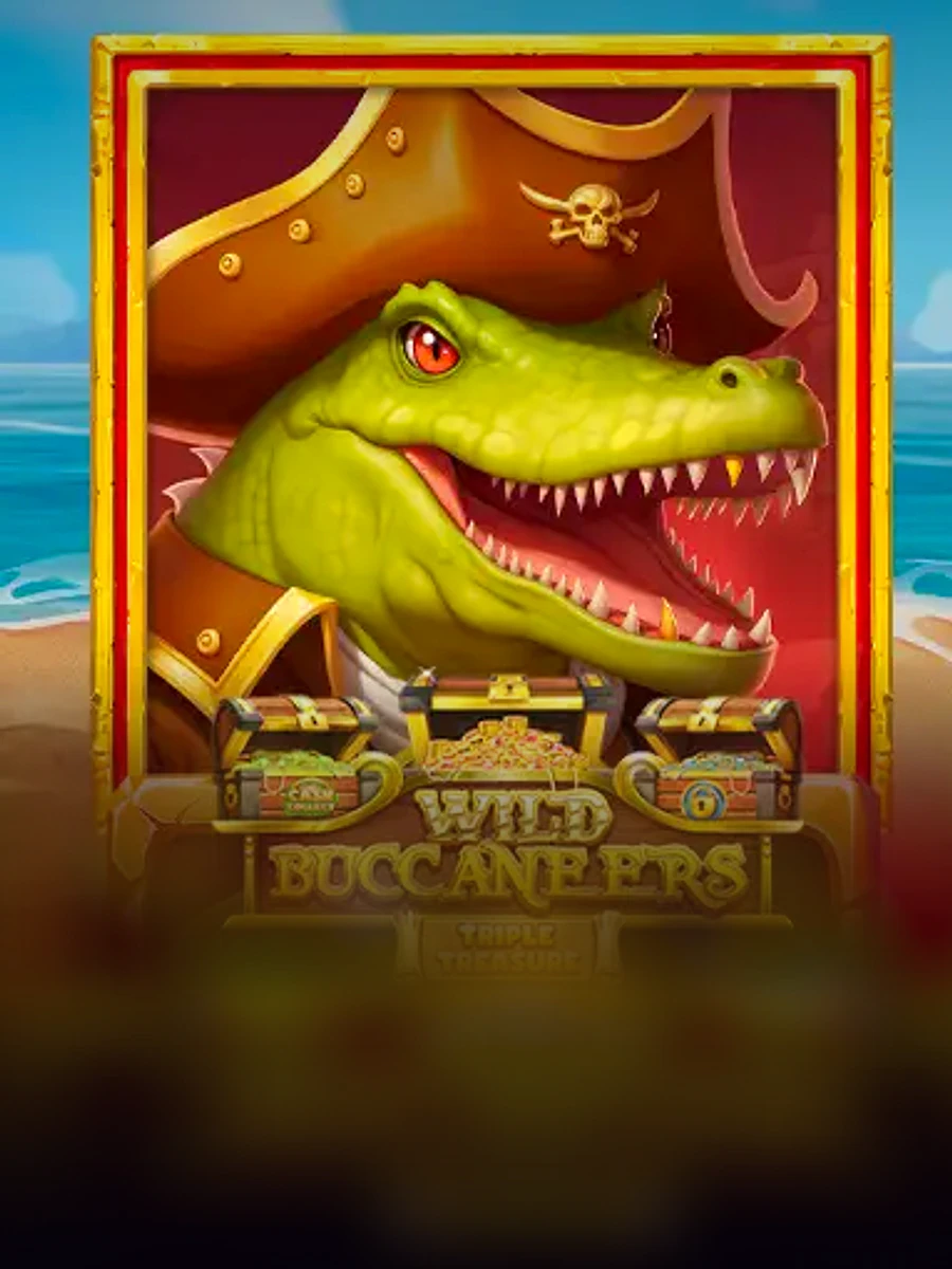 Wild Buccaneers Triple Treasure slot artwork
