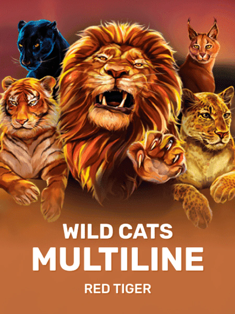 Wild Cats Multiline slot artwork