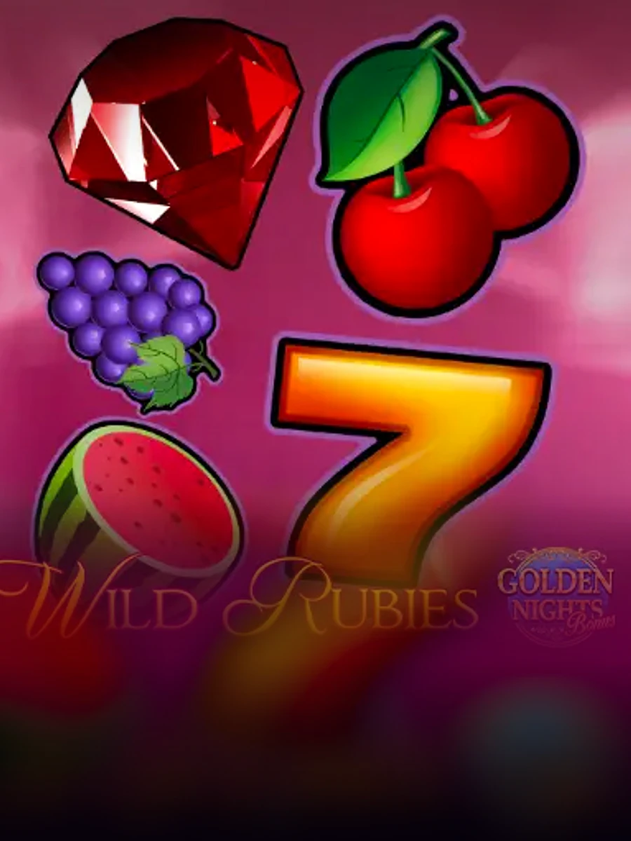 Wild Rubies - Golden Nights Bonus slot artwork