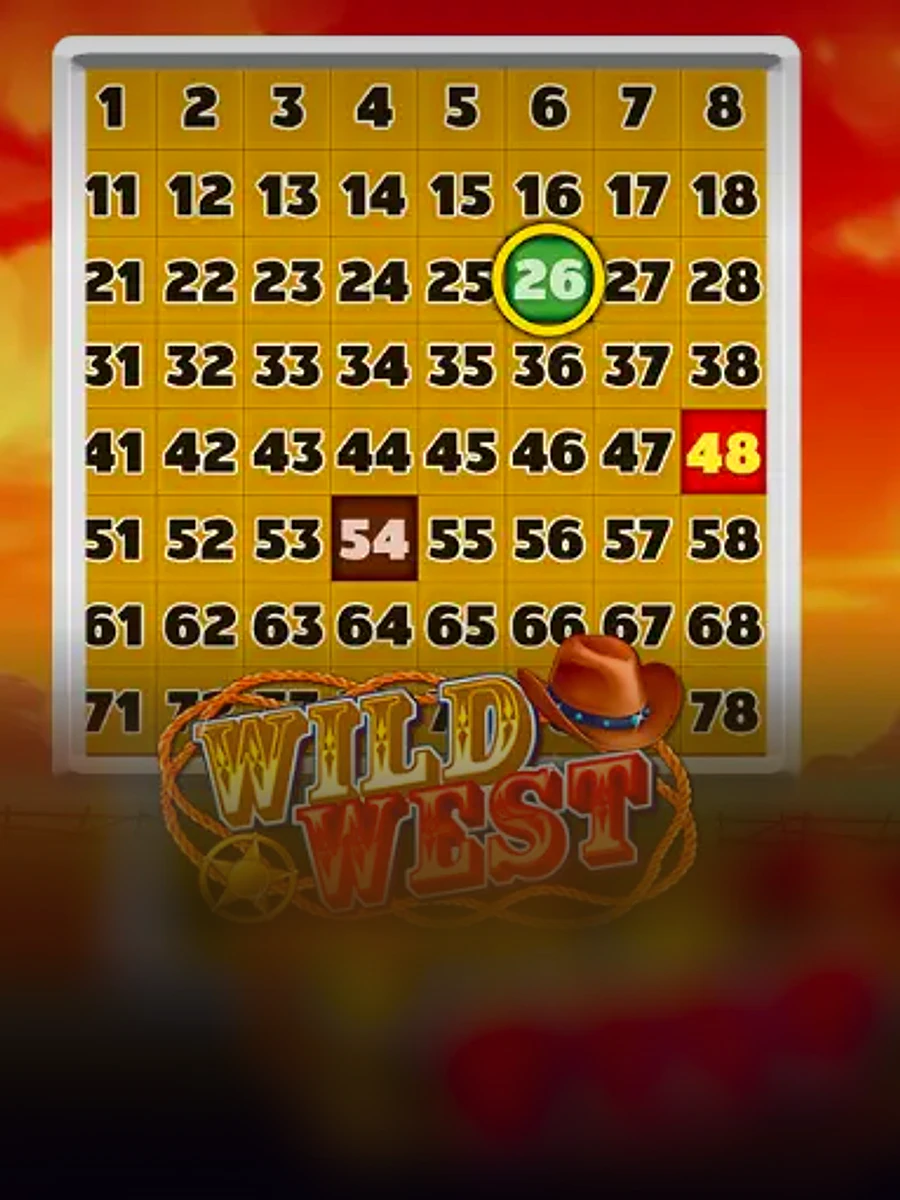 Wild West Keno slot artwork
