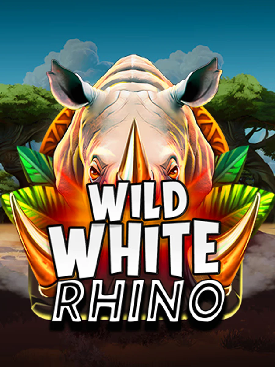 Wild White Rhino slot artwork