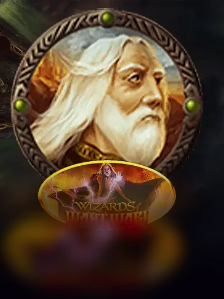 Wizards Want War slot artwork