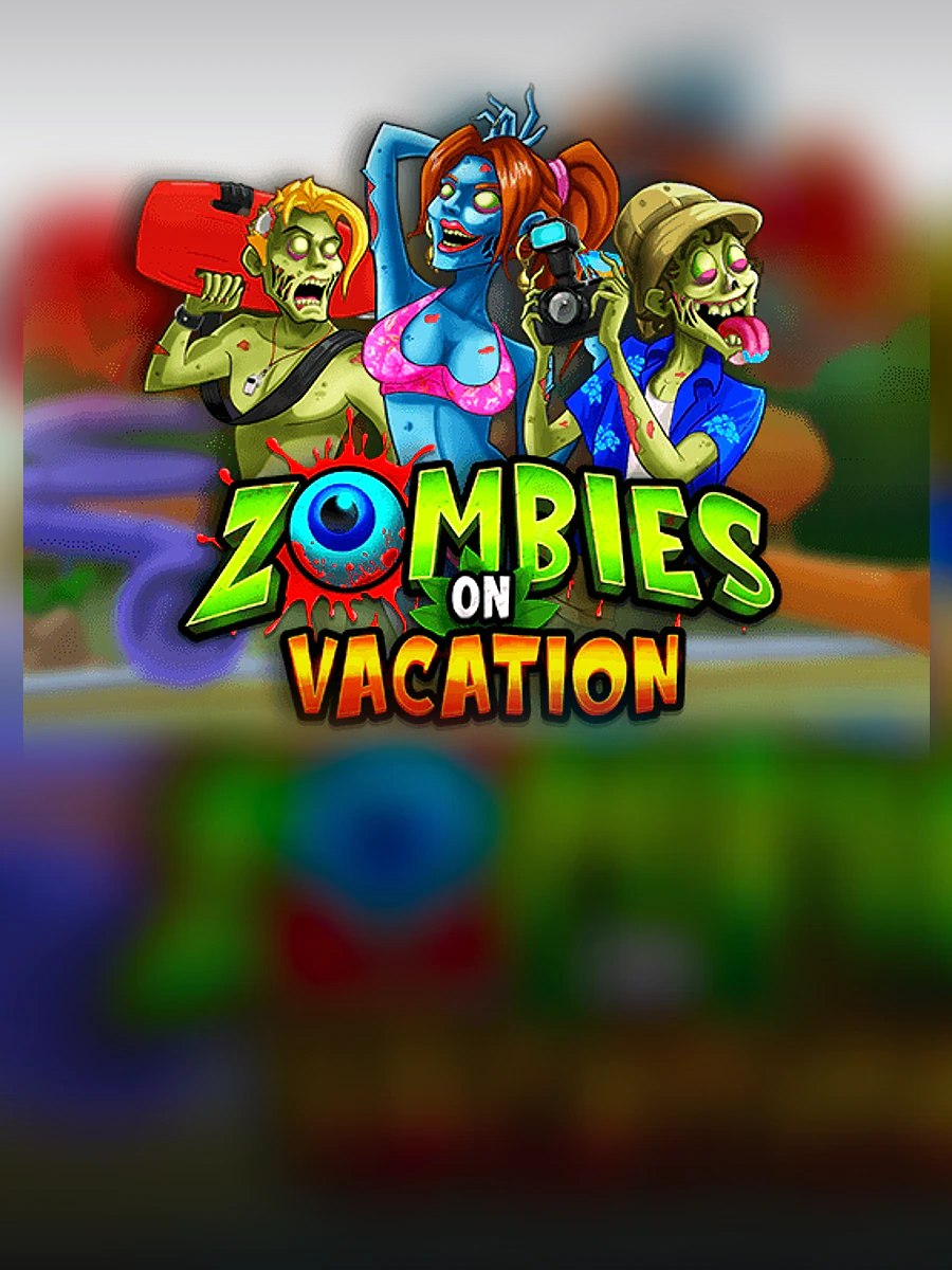 Zombies on Vacation slot artwork